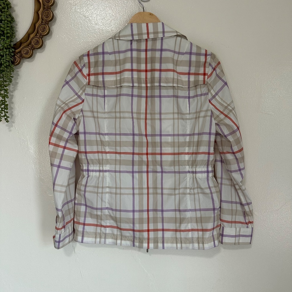 Vintage DAKS Plaid Lightweight Zip-up Golf Jacket, Windbreaker - Picture 6 of 7